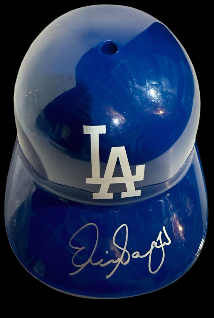 Eric Gagne (Dodgers) signed replica batting helmet - Schwartz COA